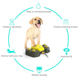 Bebedero de agua para perros, rociador automático para baño de perros al aire libre, comedero para perros, juguetes interactivos para mascotas de gran venta