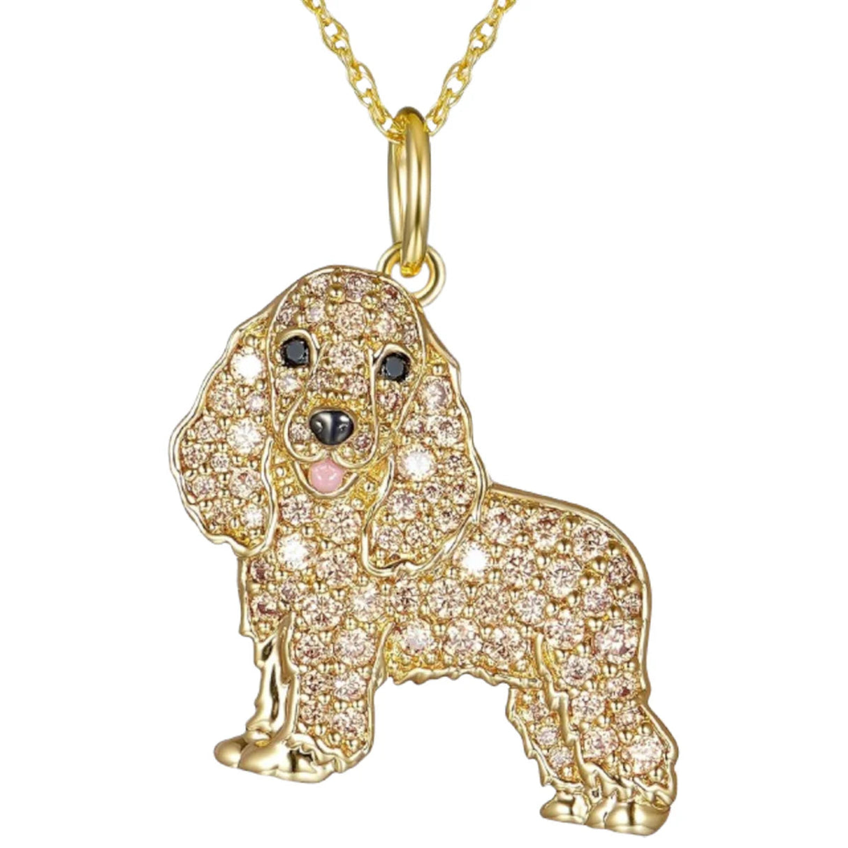 Exquisite and Cute Schnauzer Dog Pendant Necklace for Women Elegant Pet Puppy Jewelry Animal Accessories Dog Lovers Gift