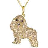 Exquisite and Cute Schnauzer Dog Pendant Necklace for Women Elegant Pet Puppy Jewelry Animal Accessories Dog Lovers Gift