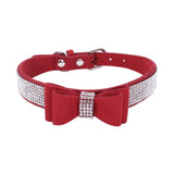 Colorful Collar Crystal-Dog Collar with Bow-Tie Rhinestone Puppy Collars Bling for Small Dogs/Cats Gift Present for Pets
