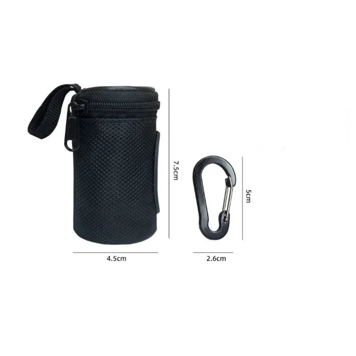 Bolsa para excrementos de perro de nailon ajustable, dispensador de bolsas para excrementos de perro, mini bolsa de basura de viaje, herramientas de limpieza para mascotas