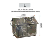 All Seasons Outdoor Rainproof Stray Cat Nest, Winter-Warm Closed House, Cold-Proof Cat House