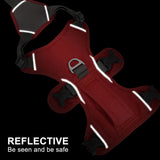 No Pull Small Medium Large Big Dog Harness Vest Nylon Adjustable Reflective Waterproof Pet Walking Training Harness With Handle