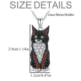 Creative and Handsome Maine Coon Cat Pendant Necklace for Women Exquisite Pet Kitten Jewelry Accessories Cat Lovers Holiday Gift