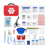 Compact Dog & Cat First Aid Kit Pet Emergency Supplies Tick Remover Electric Blankets & More Hiking Camping Backpacking Hunting