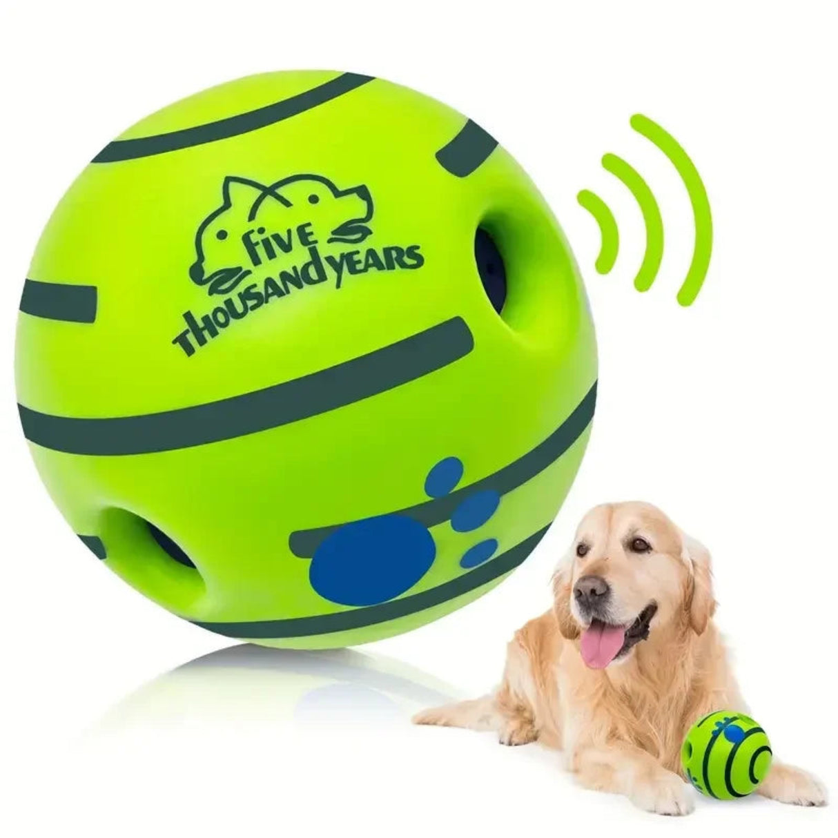 OUZEY - Pelota de juguete para perros con chirrido, resistente a las mordeduras, juguete interactivo para adiestramiento de cachorros, comida desnatada, suministros para perros 