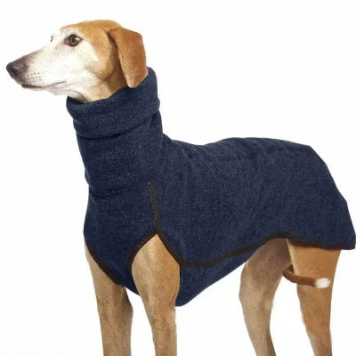 Suéter de cuello alto cálido de invierno para mascotas, ropa gruesa para perros galgos, abrigo tipo jersey para perros medianos y grandes, suministros para mascotas