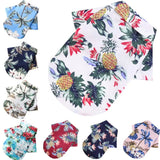 Camisa hawaiana de moda para perros, ropa de verano para mascotas, camisa fina transpirable para gatos, chaleco con estampado bonito para cachorros, ropa para chihuahua