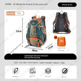 Aione Suspension Hiking Backpack Men and Women Riding Outdoor