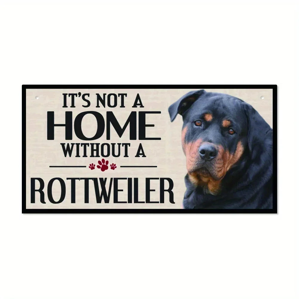 Pet Lover Wooden Sign,Dog Wooden Plaque Hanging Art Lovely Puppy Decor Dog Painting Wall Pediments Door Fence Home Decoration