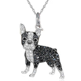 Exquisite and Cute Schnauzer Dog Pendant Necklace for Women Elegant Pet Puppy Jewelry Animal Accessories Dog Lovers Gift