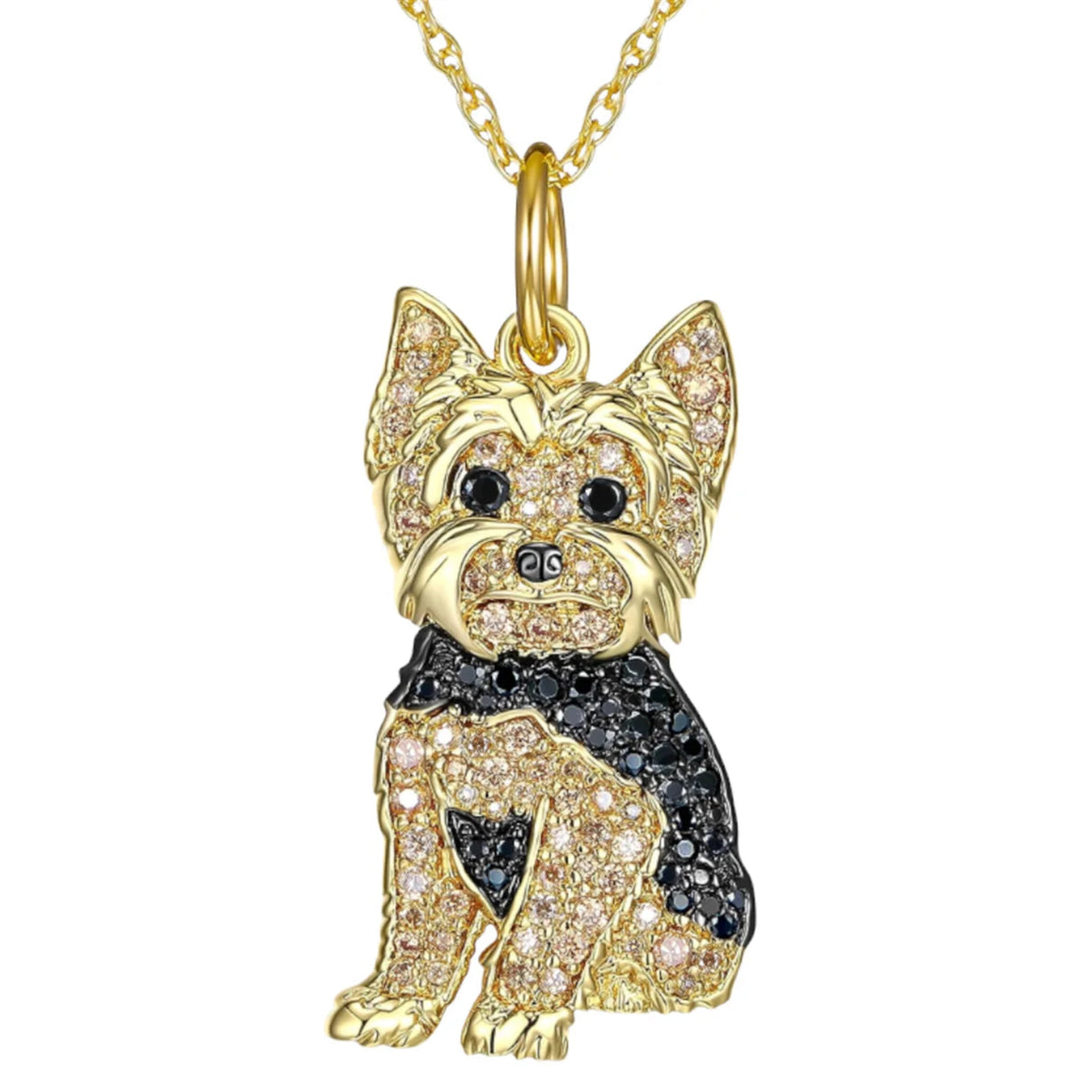 Exquisite and Cute Schnauzer Dog Pendant Necklace for Women Elegant Pet Puppy Jewelry Animal Accessories Dog Lovers Gift