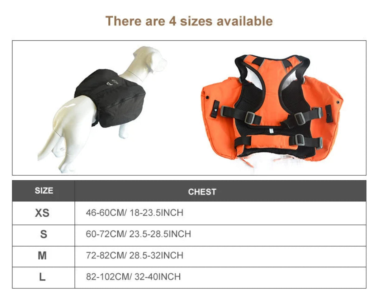Pet Large Pocket Chest Strap Vest Reflective Dog Chain Explosion-Proof Impact Tactical Chest Strap Large Dog Chest Strap