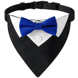 Sucado - Collar de perro con pajarita, esmoquin, bandana, ajustable, formal, triangular, para boda, cumpleaños, disfraces, fiestas de cosplay 