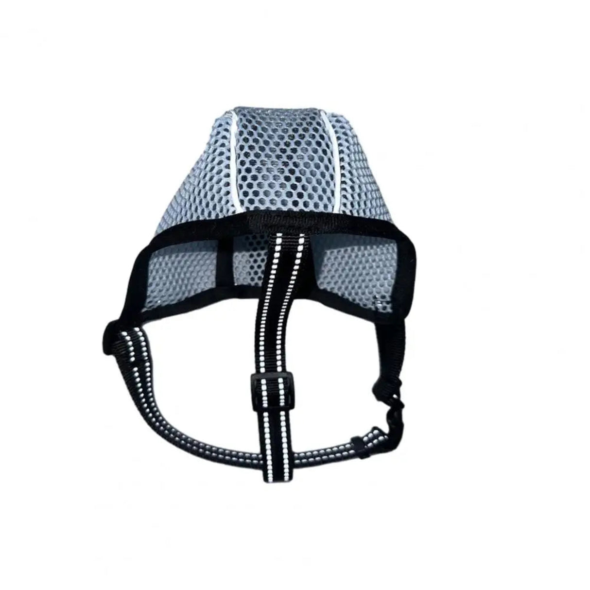 Dog Muzzle Pet Mouth Cover Anti Bark Bite Mesh Anti-Biting Chewing Adjustable Mesh with Reflective Strap Pet Supplies