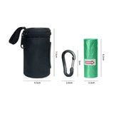 Pet Dog Poop Bag Nylon Adjustable Dogs Waste Poop Bags Dispenser Mini Travel Garbage Bag Pet Cleaning Tools