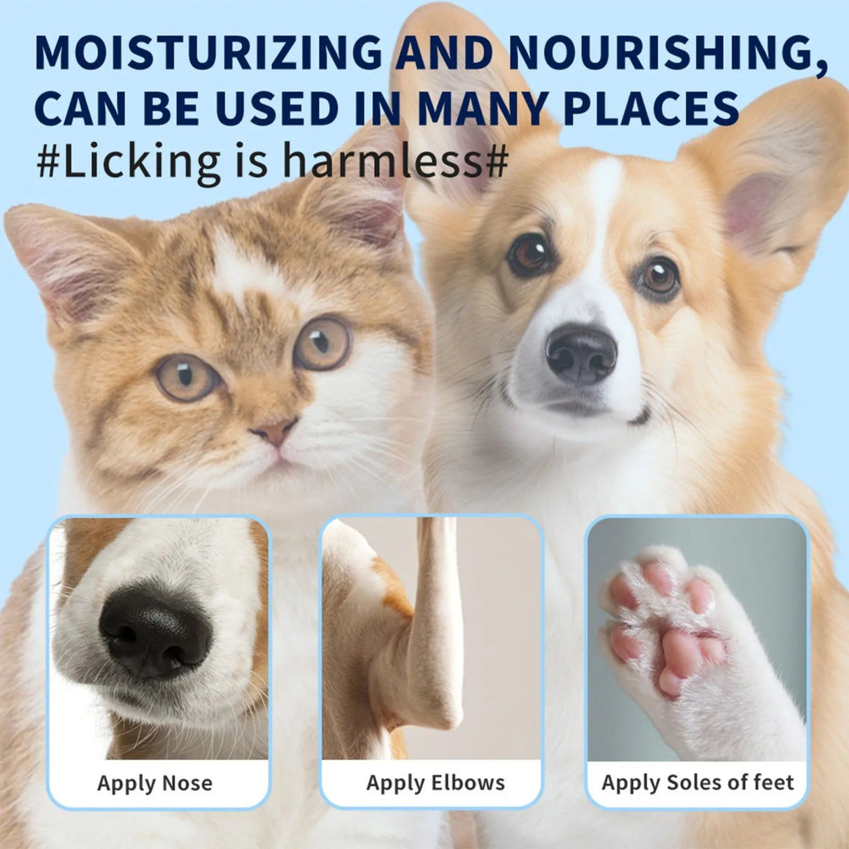 1PCS Dog Paw Balm Moisturizing Natural Cream Cat Paw Wax Nose Protector Moisturizer Pet Crack Feet Repair Winter Care Supplies