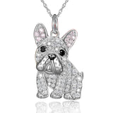 Exquisite and Cute Schnauzer Dog Pendant Necklace for Women Elegant Pet Puppy Jewelry Animal Accessories Dog Lovers Gift