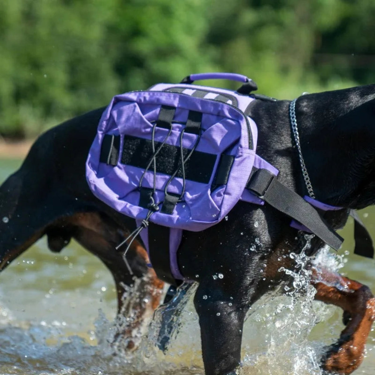 Pet Large Pocket Chest Strap Vest Reflective Dog Chain Explosion-Proof Impact Tactical Chest Strap Large Dog Chest Strap