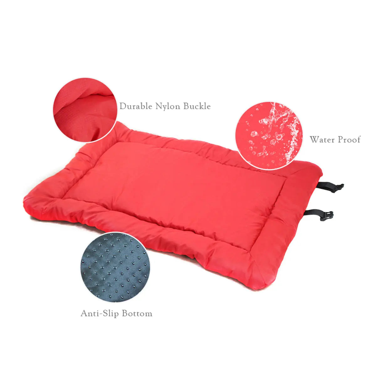 Portable Dog Bed Mat Foldable Puppy Kennel Sofa Bench Cushion Waterproof Outdoor Pet Couch Mat Beds For Small Large Dogs