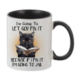 11oz Cat Afternoon Tea Mug Multifunctional Ceramic Coffee Mug Porcelain Coffee Cup Espresso Cup Drinking Cup for Cat Lovers