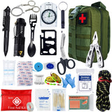 Botiquín de primeros auxilios táctico Accesorios para el coche Kits de supervivencia Equipos de acampada Bolsa médica Bolsa EDC de autodefensa ifak