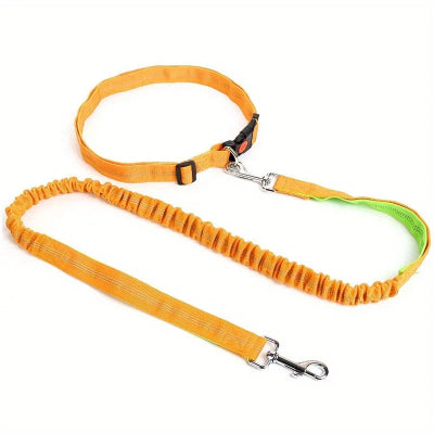 Dog Leash Free Hands Supplies Elastic Nylon Leash for Running and Walking Dog Accessories Retractable Dog Leash