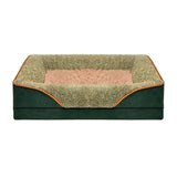 An oversized dog bed removable washable for all seasons, pet bed sofa, comfortable and soft cat sofa bed with raised edges,
