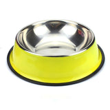 Cuencos antideslizantes para perros de acero inoxidable de 200/400/600 ml, recipiente para beber agua y comida para cachorros, comederos para mascotas, accesorios para perros