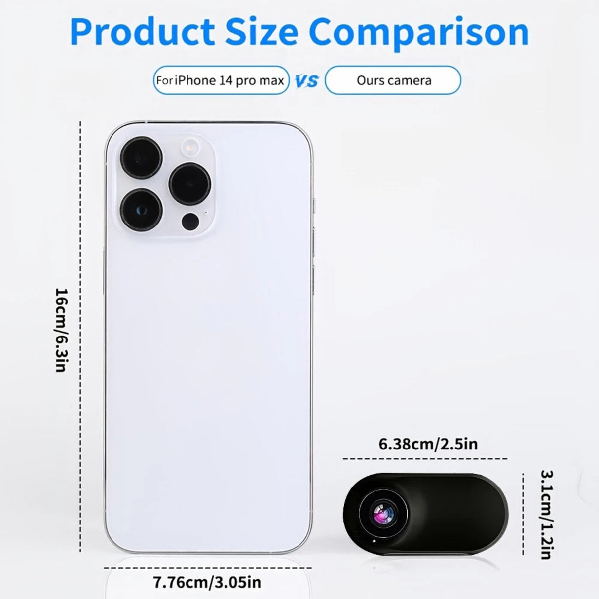 HD 1080P Wireless Collar Camera No WiFi Needed Dog Cat Pet Camera Collar Sport/Action Camera Video Records with 32G Card for Cat