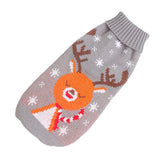 Autumn Winter Big Dog Sweater Classic Elk Print Pet Clothes for Medium Large Dogs Doberman Golden Retriever honden kleding