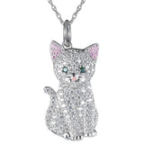 Creative and Handsome Maine Coon Cat Pendant Necklace for Women Exquisite Pet Kitten Jewelry Accessories Cat Lovers Holiday Gift