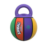 Pet Dog Toy Ball Bite-Resistant Basketball Rubber Handle Indestructible, Large and Small Dog Training Interactive Game Ball Toy