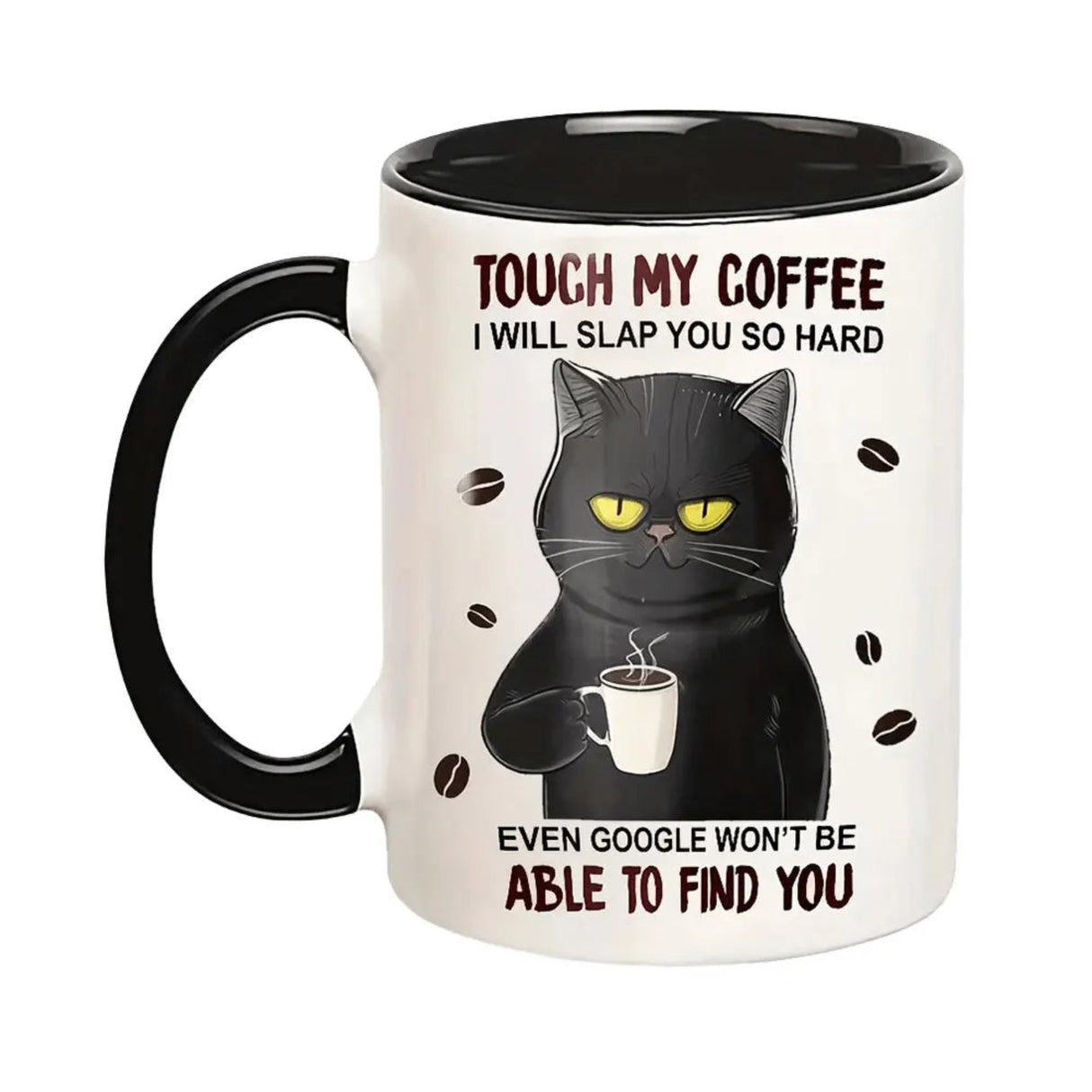 11oz Cat Afternoon Tea Mug Multifunctional Ceramic Coffee Mug Porcelain Coffee Cup Espresso Cup Drinking Cup for Cat Lovers