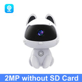 V380 HD Smart cat WiFi IP Camera Indoor Home Security Baby Monitor Automatic Tracking Video Two-way Audio Surveillance Camera