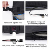 Electric Heated Pet Sleeping Bag Waterproof Heating Dog Sleeping Bag 3 Levels Heated Warming Cat Sleeping Bag for Indoor Outdoor