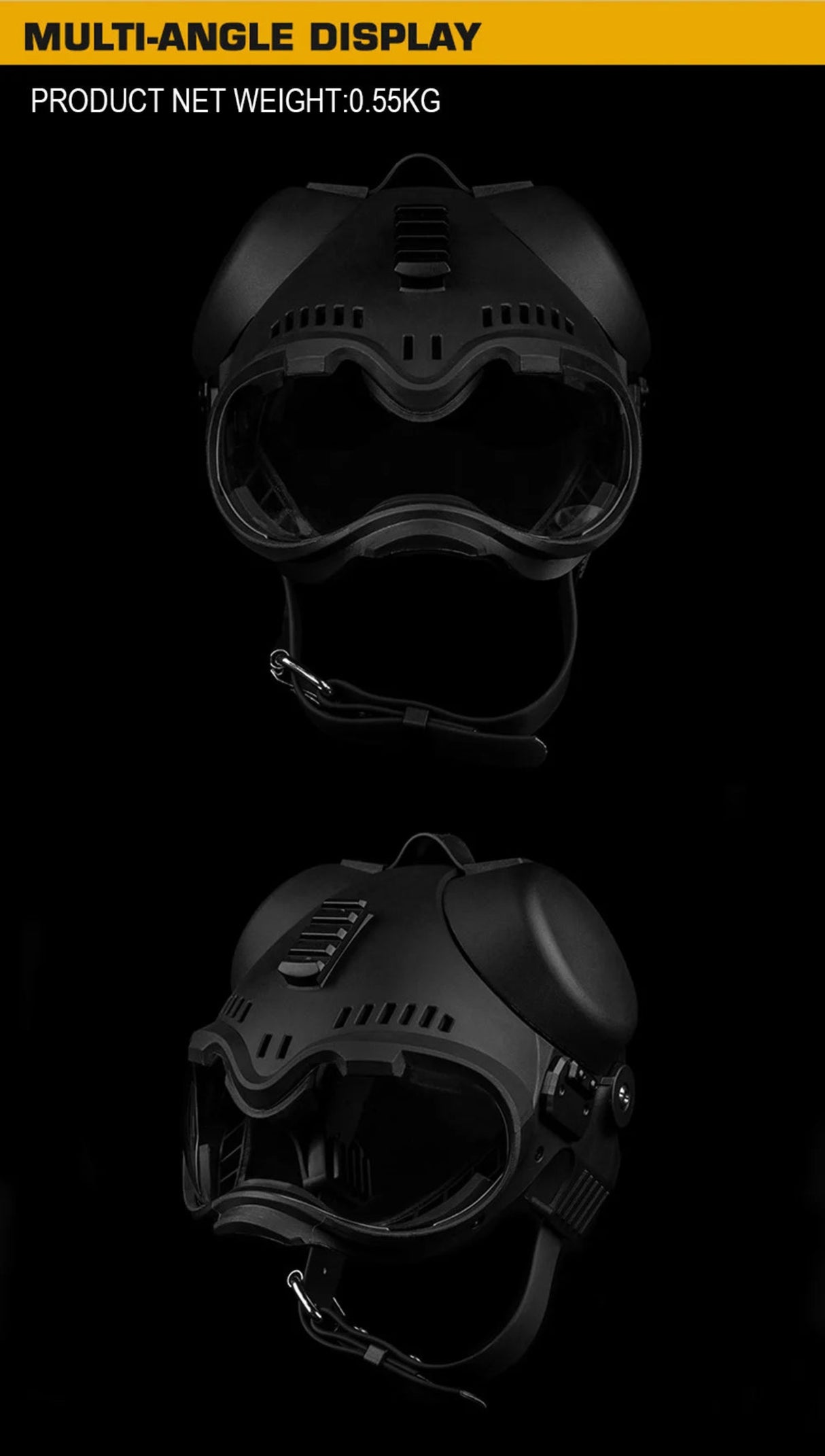 Tactical Dog Training K9 Helmet Military Hunting Large Dog Patrol Dogs Sheepdog Pet Motorcycle Protective Helmet with Goggles