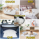 Washable Pet Sofa Dog Bed Calming Bed For Large Dogs Sofa Blanket Winter Warm Cat Bed Mat Couches Car Floor Furniture Protector