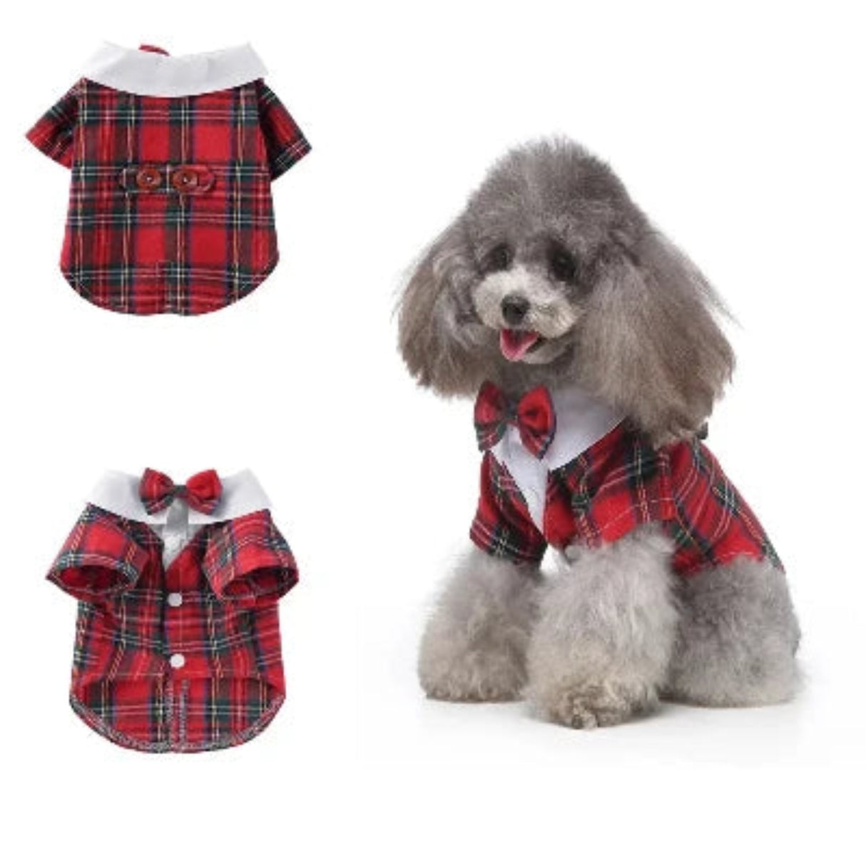 Gentleman Dog Clothes Dog Wedding Outfit Cute Tailcoat Pet Suit Striped Dog Tuxedo Bow Tie French Bulldog Halloween Costume