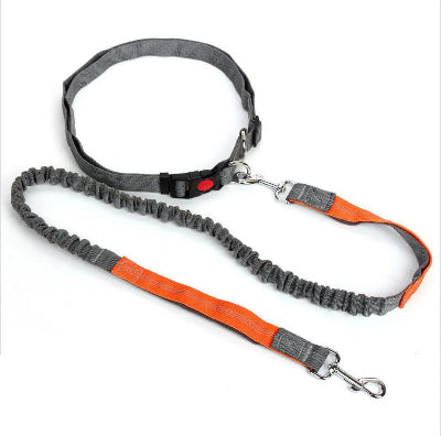 Correa para perros Manos libres Suministros Correa elástica de nailon para correr y caminar Accesorios para perros Correa retráctil para perros