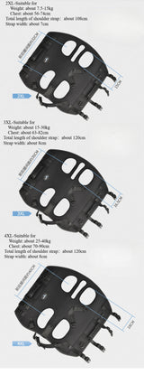 Outdoor carrier for large dogs pet carrier bag Dog carrier dog backpack carrier for Hiking & Mountaineering travel dog carrier