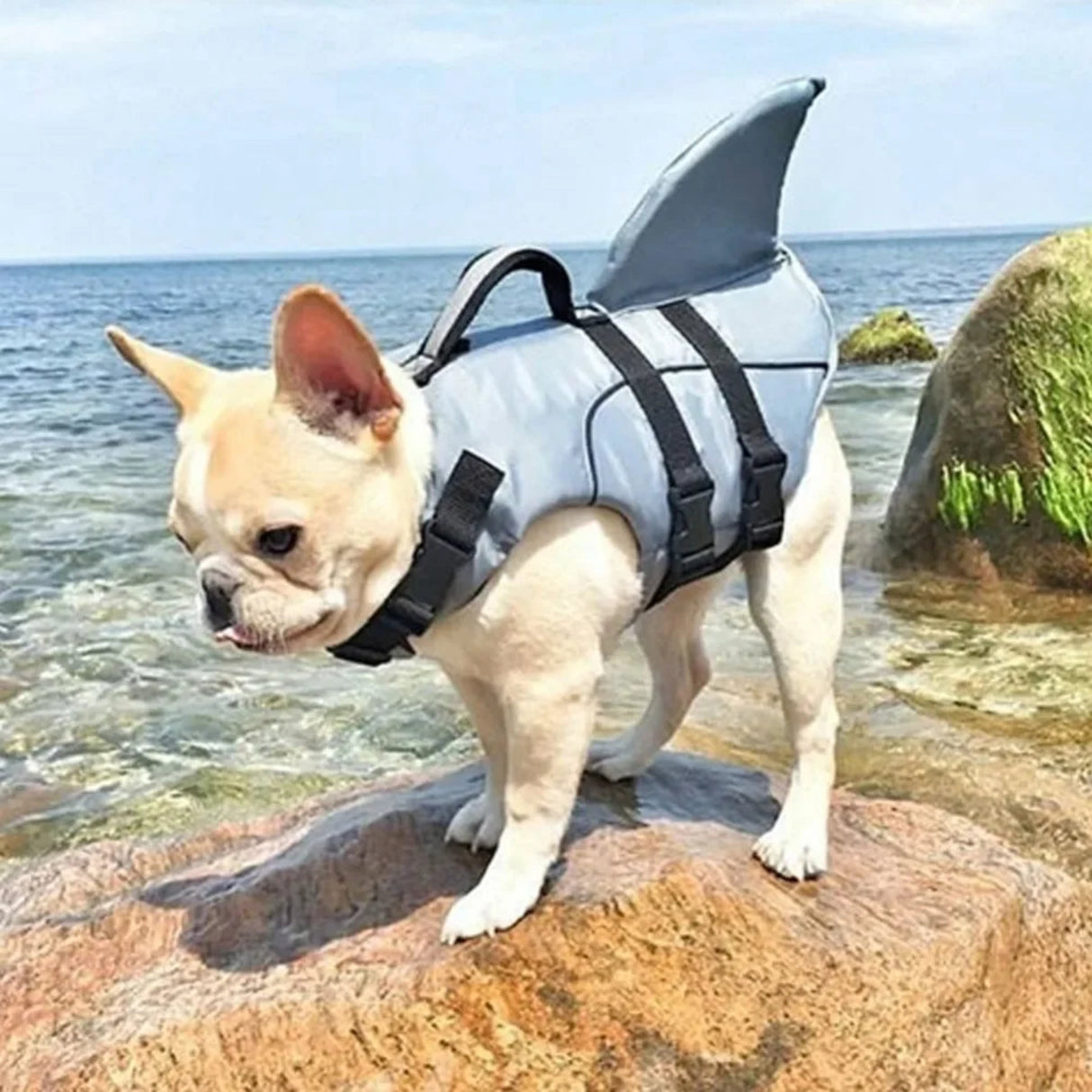 Pet Dog Swimming Summer Swimwear Mermaid Shark Pet Safety Clothes Pet Dog Life Jacket Vest Clothes Life Vest Collar Harness