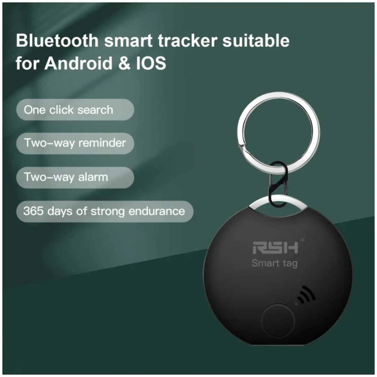 For Android Smart Bluetooth Anti-loss Device Key Wallet Wireless Finder Smart Electronic Tracker Portable Pet GPS Finder