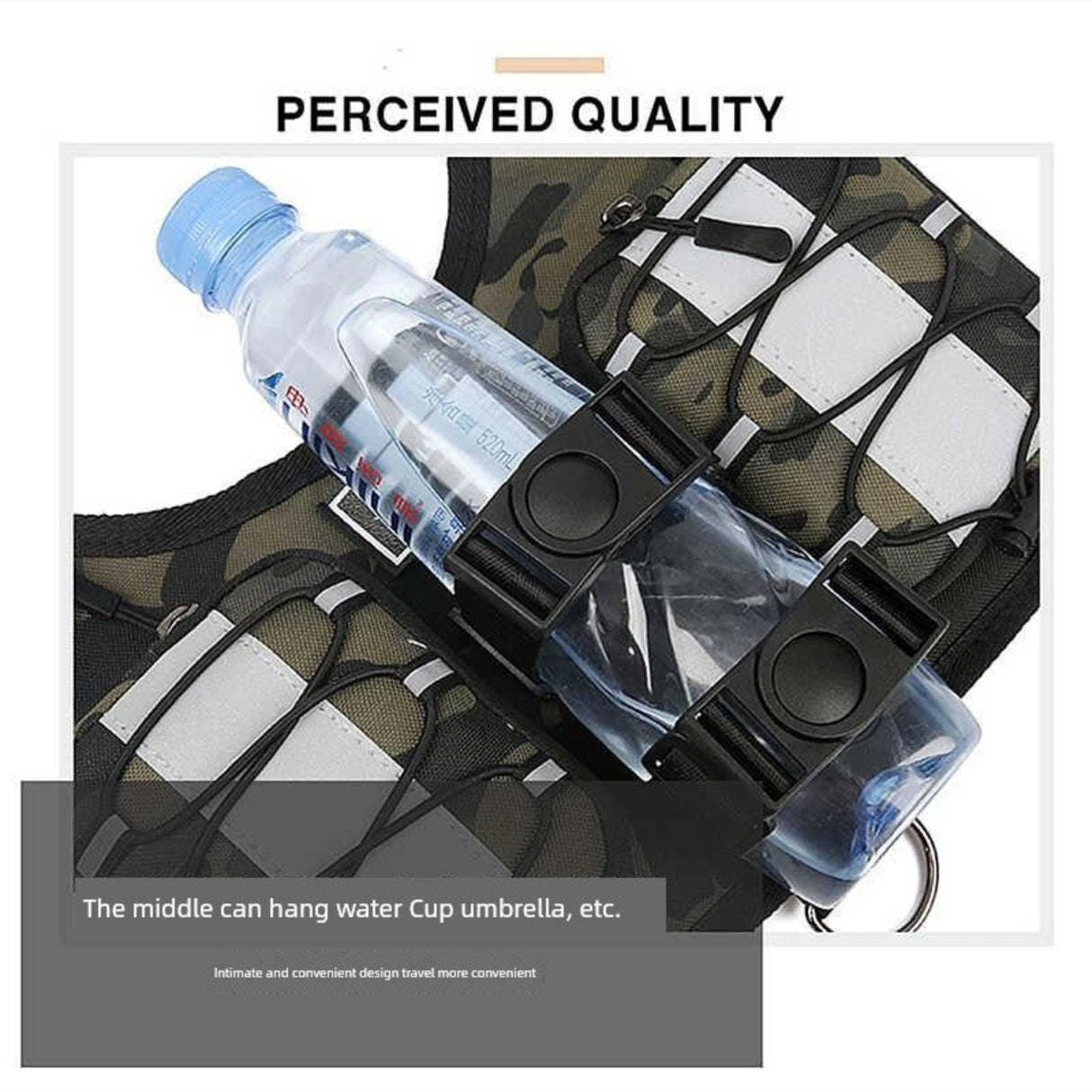 Dog Chest Back Self-Backpack Portable Pet Chest Strap Small Bag French Bucket Corgi Shiba Inu Dog Walking Rope Dog Leash