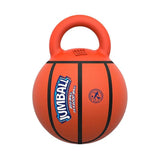 Pet Dog Toy Ball Bite-Resistant Basketball Rubber Handle Indestructible, Large and Small Dog Training Interactive Game Ball Toy