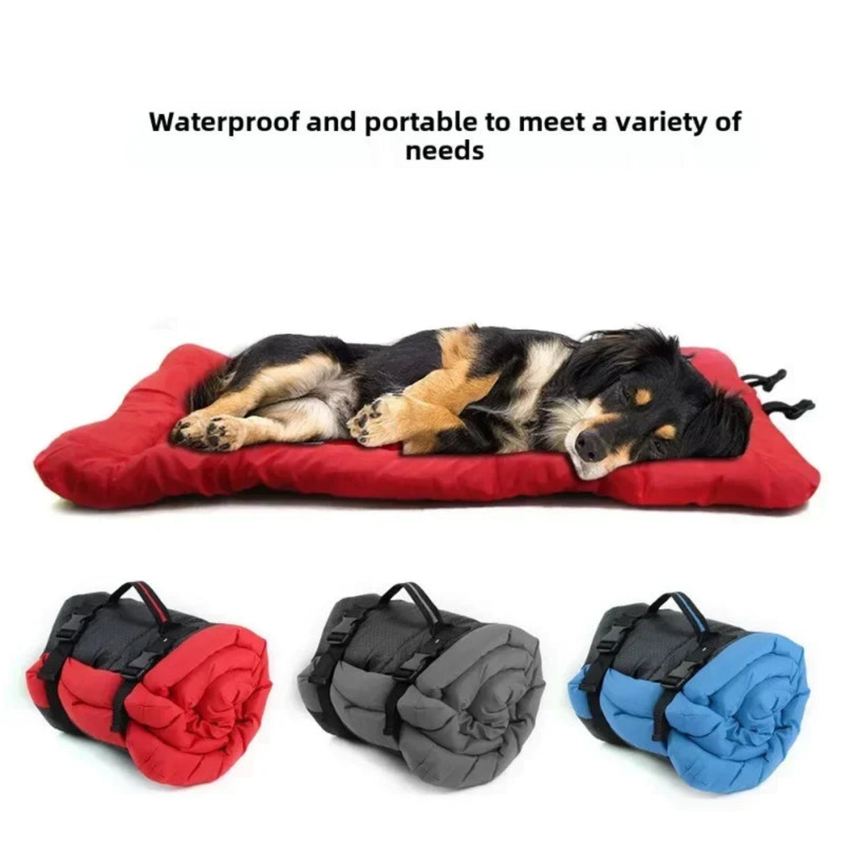 Cojín de cama para mascotas antideslizante e impermeable, lavable, colchón para exteriores para perros, suministros para mascotas