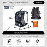 Aione Suspension Hiking Backpack Men and Women Riding Outdoor