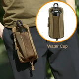 Outdoor hiking and camping waterproof hanging waist bag mobile phone bag  tactical Molle water bottle bag camping equipment