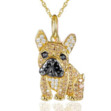 Exquisite and Cute Schnauzer Dog Pendant Necklace for Women Elegant Pet Puppy Jewelry Animal Accessories Dog Lovers Gift