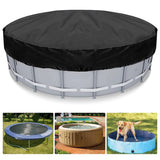 Cubierta para piscina de verano, impermeable, para piscina, película solar a prueba de polvo, para piscina al aire libre, con aislamiento térmico, manta con cordón 